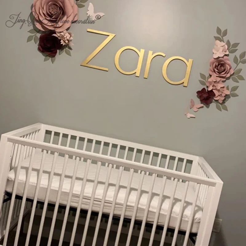 Wooden Custom Name Sign Personalized Nursery Wall Decor