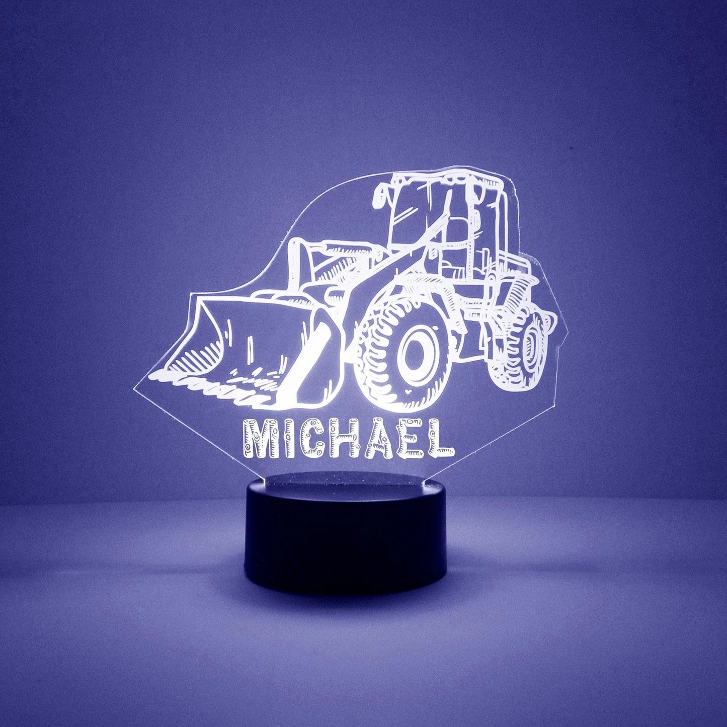 Personalized Car LED USB Night Light Custom Name Acrylic Lamp
