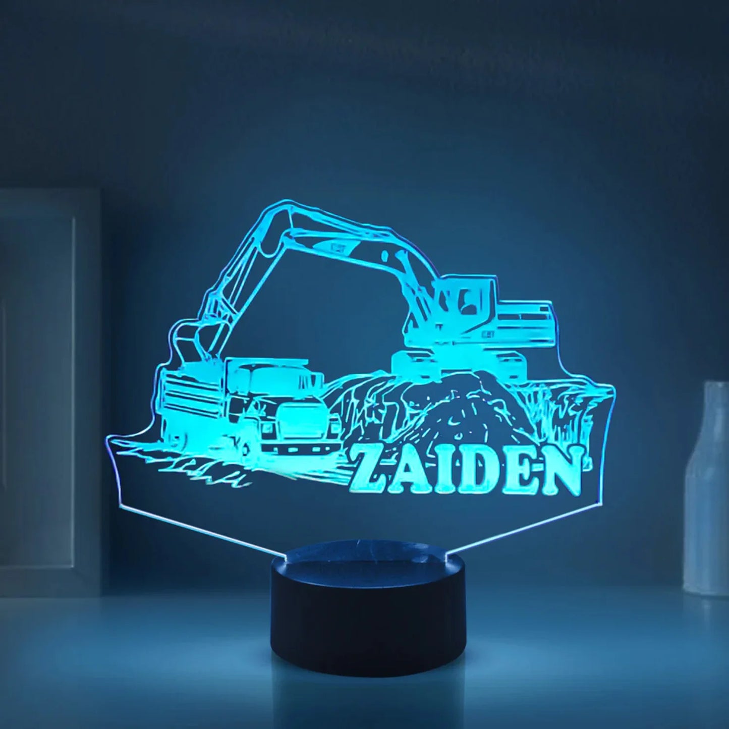 Personalized Car LED USB Night Light Custom Name Acrylic Lamp