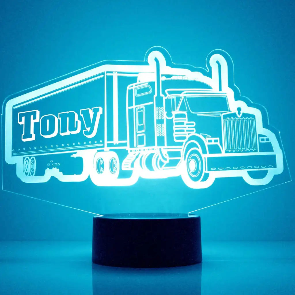 Personalized Car LED USB Night Light Custom Name Acrylic Lamp