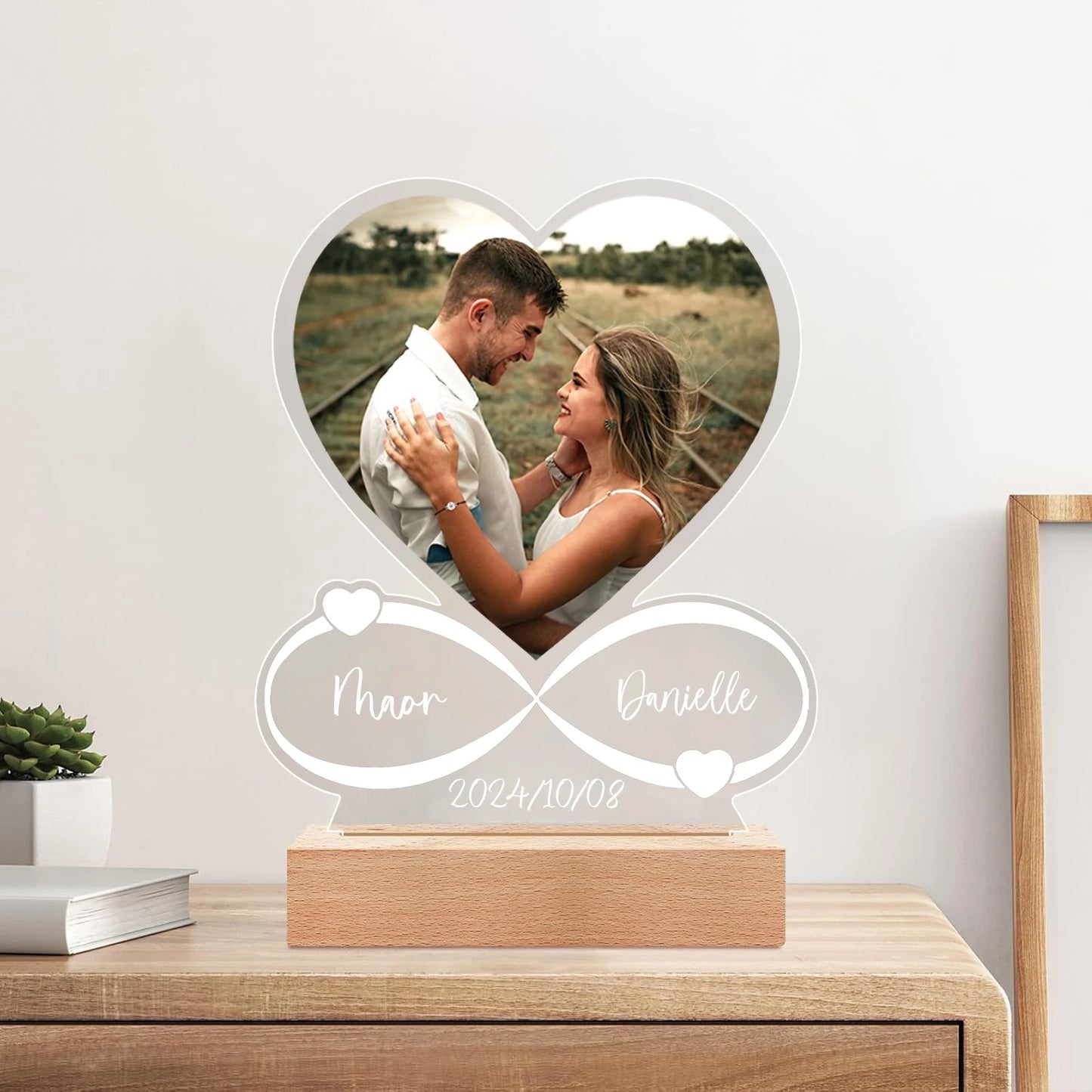 Personalized Custom Photo Frame With Acrylic Plaque