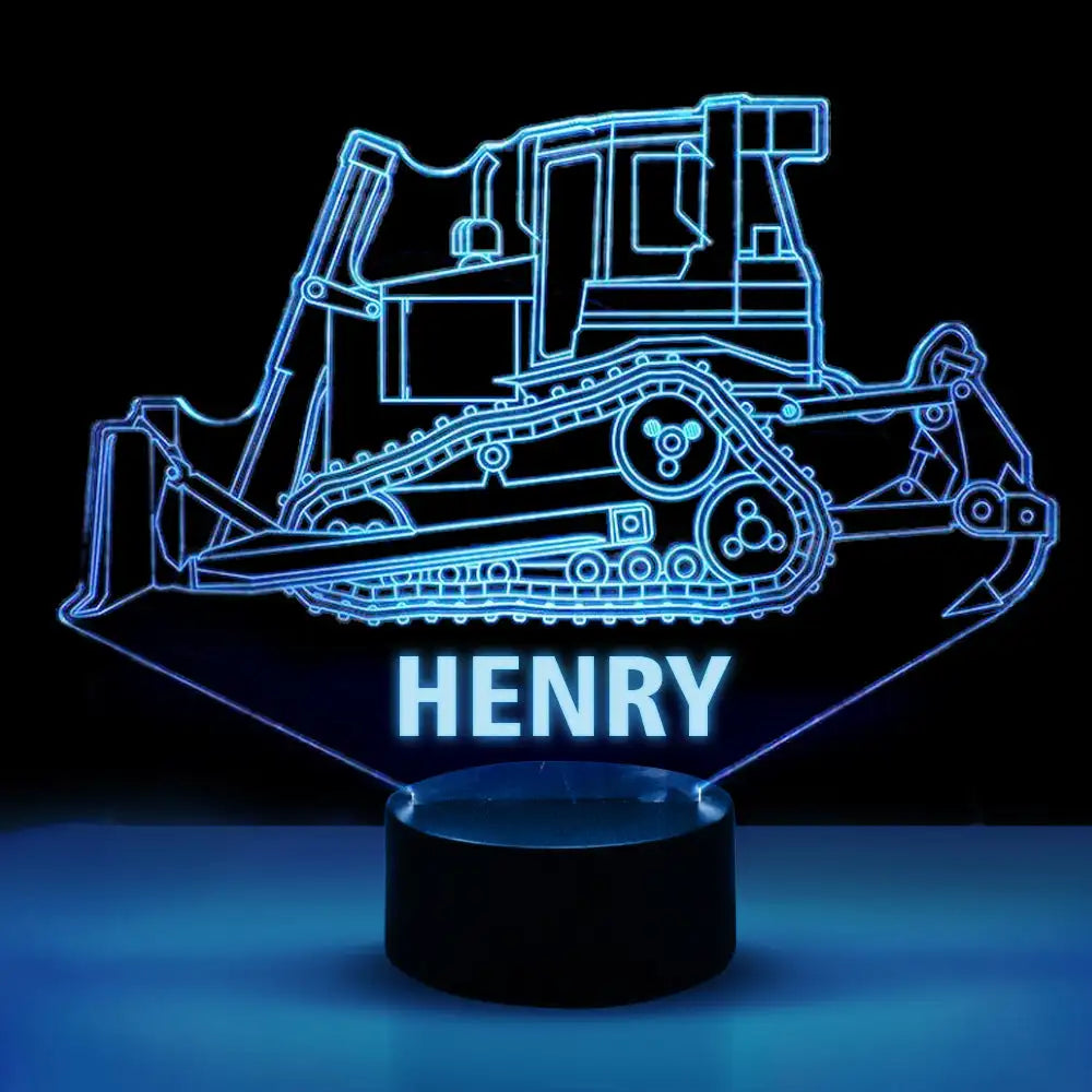 Personalized Car LED USB Night Light Custom Name Acrylic Lamp