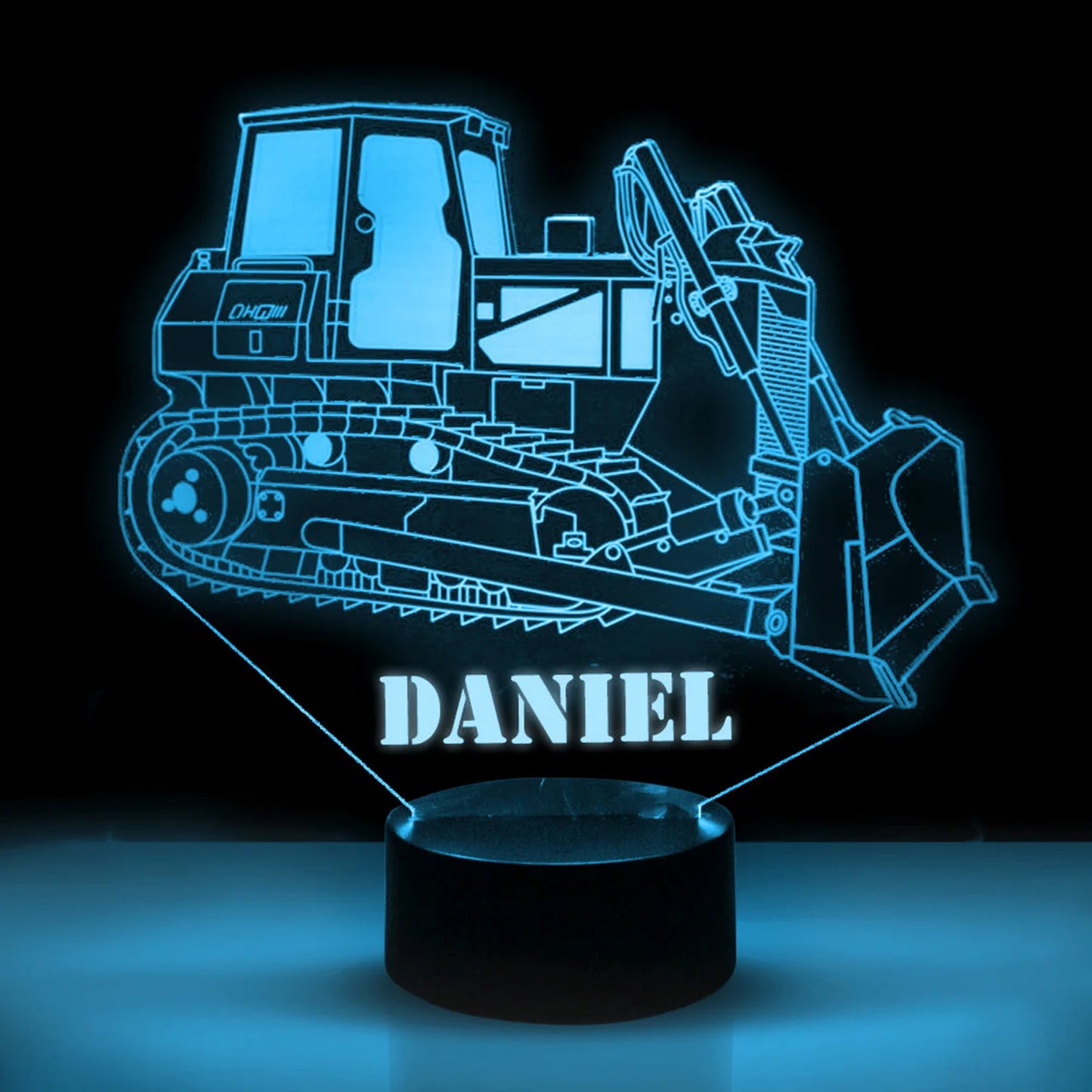Personalized Car LED USB Night Light Custom Name Acrylic Lamp
