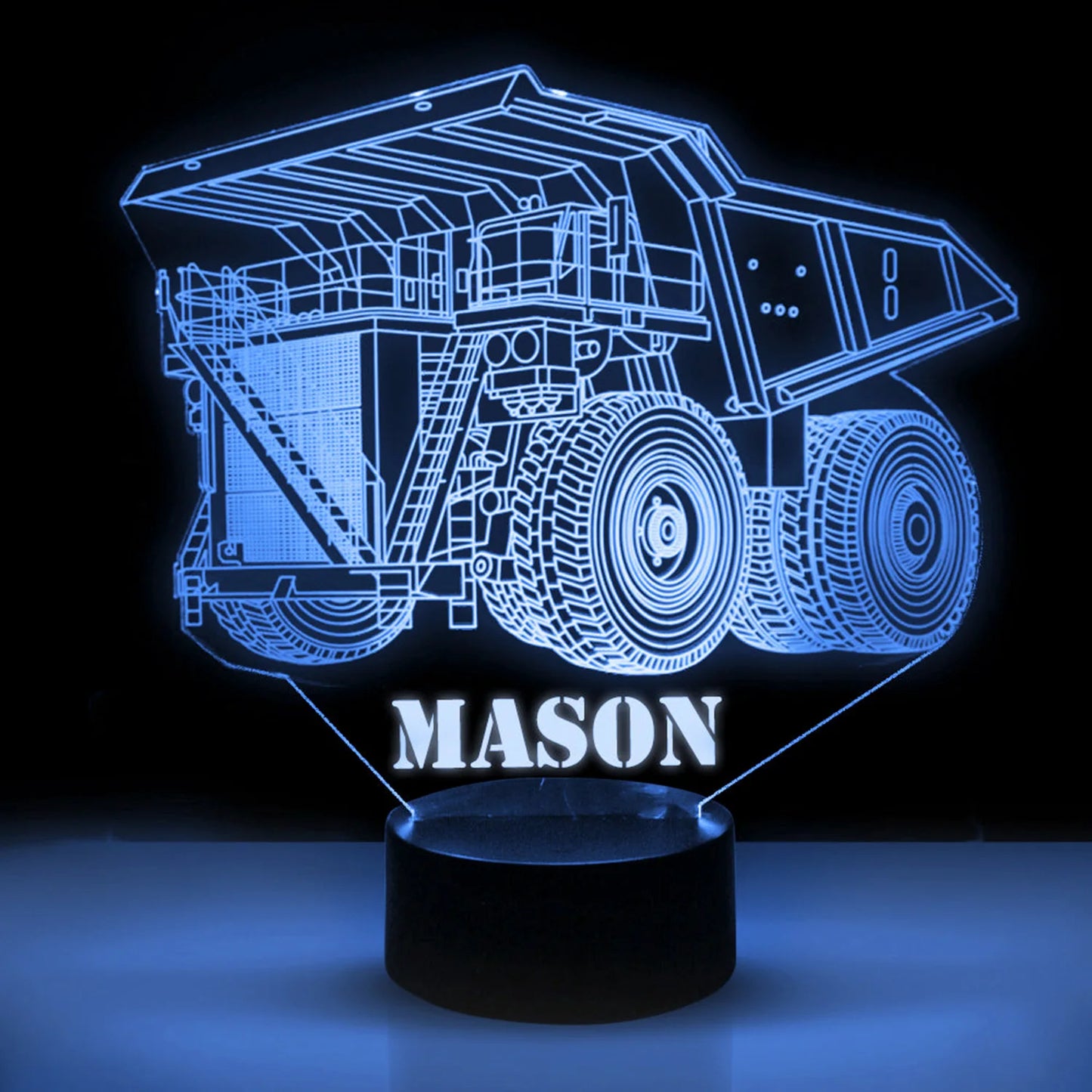 Personalized Car LED USB Night Light Custom Name Acrylic Lamp