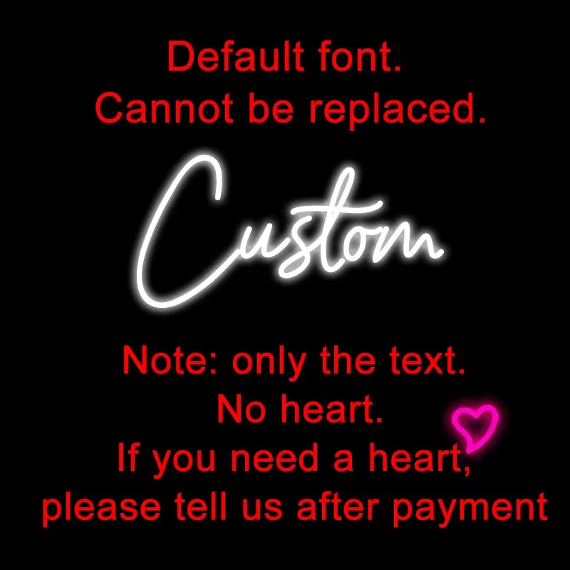 Custom Name Led Neon Sign for Wall Decor